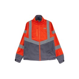 Customized long-sleeved jacket with contrasting color reflective tape Reflective tape industrial uniform Engineering jacket uniform Front chest zipper pocket Oak cuffs TC 128*60 65%polyester 35%cotton D410 Customized long-sleeved jacket with contrasting color reflective tape Reflective tape industrial uniform Engineering jacket uniform Front chest zipper pocket Oak cuffs TC 128*60 65%polyester 35%cotton D410